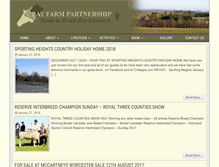 Tablet Screenshot of clayfarmpartnership.com